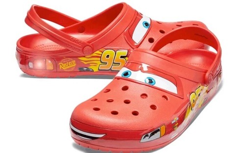 light orange crocs